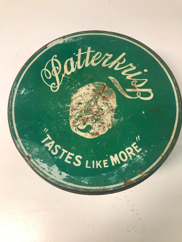 Patterkrisp - $15.00 Patterson's Chocolates Large Round Tin with in Arts & Collectibles in Charlottetown - Image 2