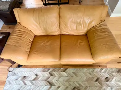 Leather Sofa & Love Seat, View more