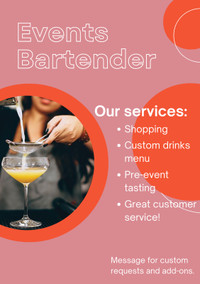 Events bartender 