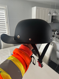 Matte black dough boy helmet 