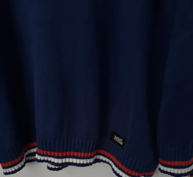 EDMONTON OILERS KNITTED ZIP NECK MENS VINTAGE SWEATER in Men's in St. Albert - Image 7