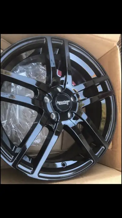 17” x 7”  5 bolt 114.3” American rims new, View more