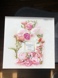 Floral Canvas Wall Art Picture Frame