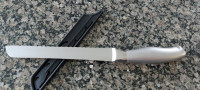 Stainless steel bread knife in great condition. $20