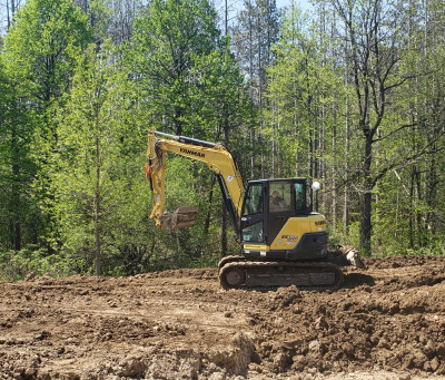 Excavating-Demolition-Land Clearing tree & brush cutting.