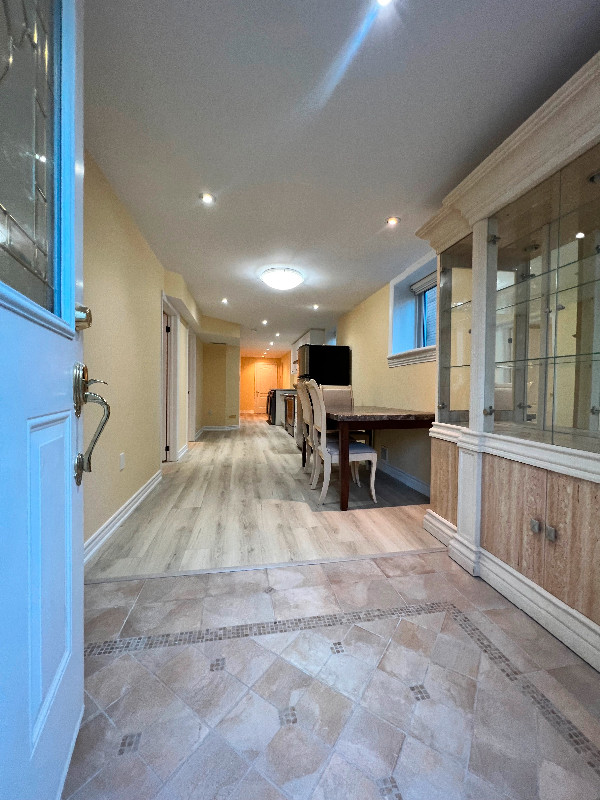 New renovated 2 Bedroom walkout basement apartment for rent Long Term