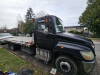 2007 Hino 258 Flatbed Tow Truck 
