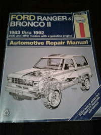 Haynes FORD RANGER /BRONCO II Manual