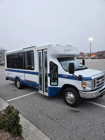 2016 FORD E350 FORMER MUNICPAL HANDICAP BUS. 23' LONG ALUMINUM BODY. I PURCHASED AND CONVERTED TO RV...