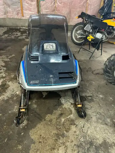 Yamaha et 300 runs perfect needs rear shock if wanted great for the kids starts first pull few dings...
