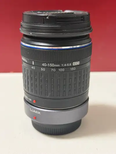 Olympus 40-150 ED with m43 adapter, View more