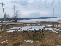 Various patio tables pick up Oro-Medonte line 14