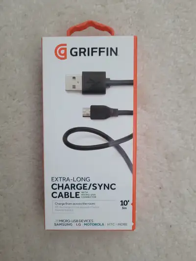 Griffin 10' USB to microUSB Cable, View more
