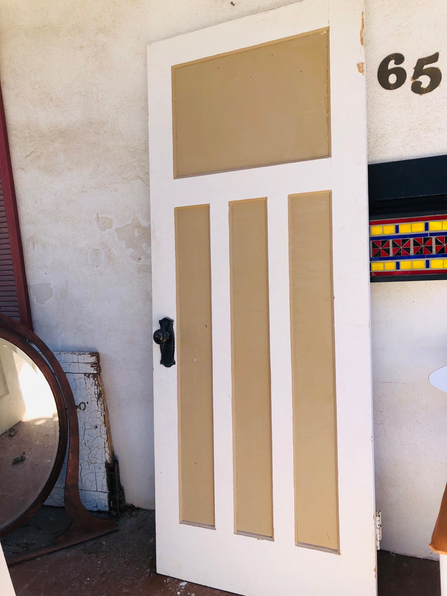 Solid Wood VTG Door (78” x 31 3/4”) in Windows, Doors & Trim in Kitchener / Waterloo