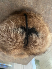 GENUINE RACCOON MEN'S FUR HAT WITH EAR COVERS (FLAPS)