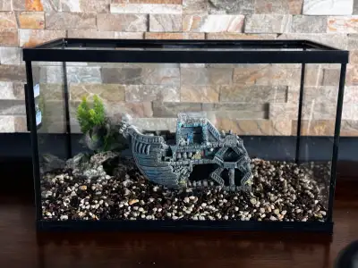 Selling my 10-gallon fish tank setup! It’s about 4-5 years old and in great condition, with only a f...