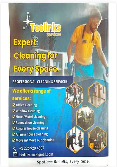 Teelinks cleaning services , View more