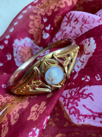 Bracelet victorien , or, bijoux vintage , rare pièce. 