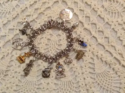 Vintage charm bracelet, View more
