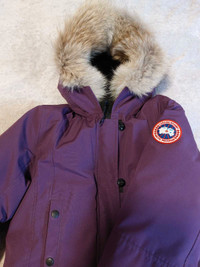 CANADA GOOSE PURPLE JACKET ( WOMEN'S SIZE L- FITS THE TALLER M )