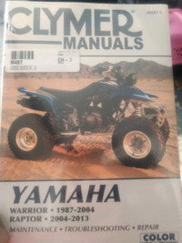 Warrior&raptor Yamaha repair manual 