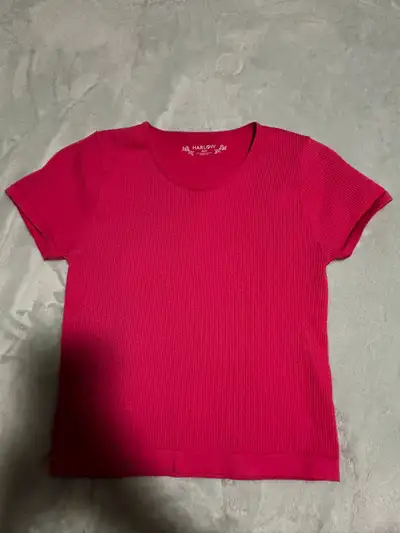 Harlow hot pink cropped top - Mk cropped top - MED, View more