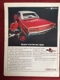 1966 Chrysler Newport Original Ad