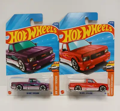 '91 GMC Syclone. 2025 Hot Wheels Hot Trucks Both Colour Variants, View more