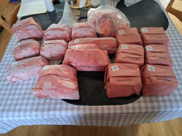 Home and pasture raised beef, ready to eat in Livestock in Brockville