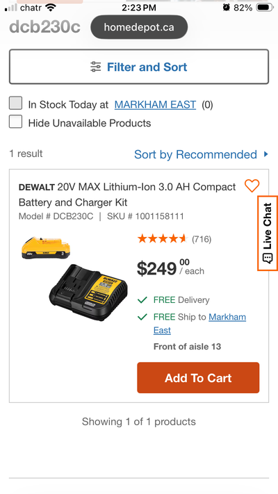 new dewalt battery and charger for sale, View more