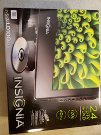 Brand New - Insignia TV and DVD Player  24 LCD TV