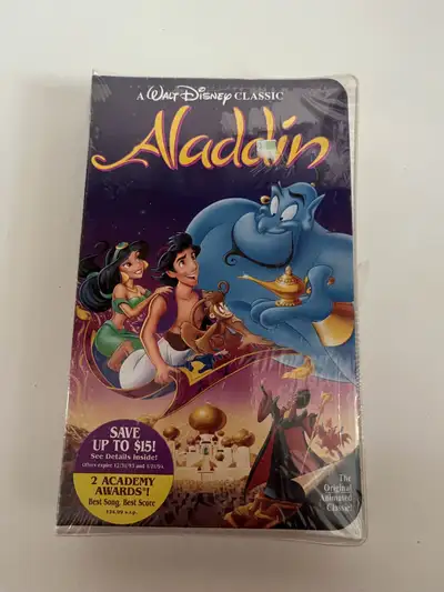 Walt Disney Aladdin VHS, View more
