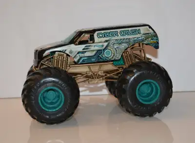 Hot Wheels Monster Jam Cyber Crush Truck 1:24 Scale Die Cast, View more