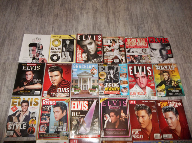 ELVIS PRESLEY MAGAZINES (ALL ELVIS FRONT TO BACK)) in Arts & Collectibles in Belleville - Image 3