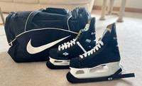 Classic Easton 610 Beta Hockey Skates with Nike Sports Bag