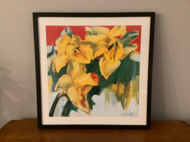 Framed Daffodil Print in Home Décor & Accents in City of Halifax