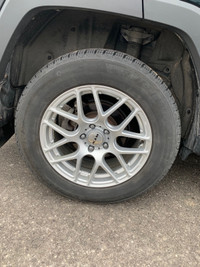 Michelin X-Ice winter tires on RTX Envy Wheels 225/65 R17