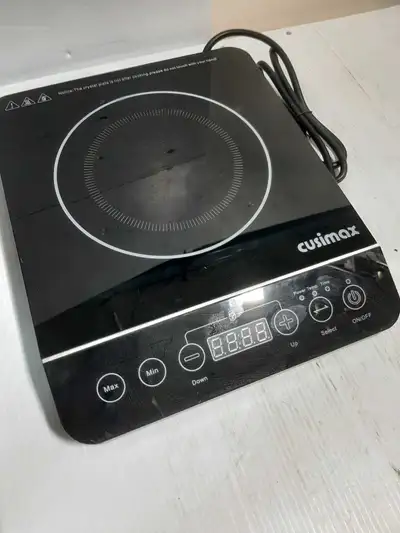 This Cusimax induction cooktop is a portable and efficient cooking solution, featuring digital contr...