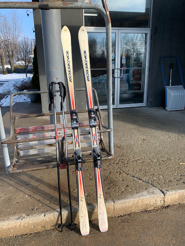 Skis de piste paraboliques *** 191 cm *** Fixations Marker dans Ski  à Sherbrooke