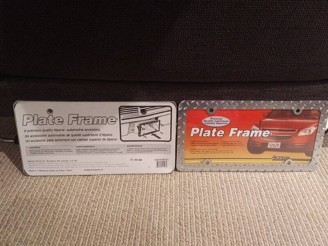 Brand New Die-Cast Metal Vehicle Plate Frames in Other in London - Image 2