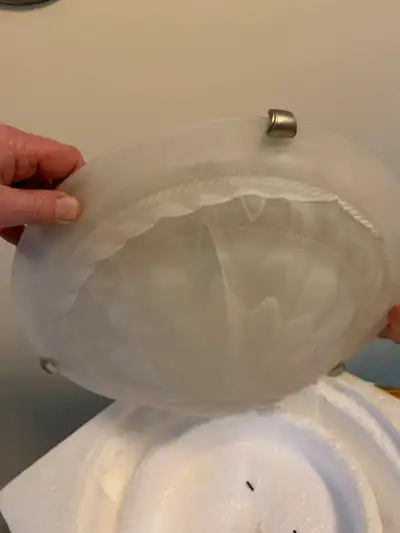 Glass dome light - flush mount, View more