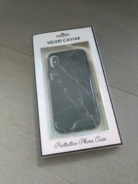 BNIB iPhone XS black marble phone case 