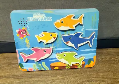 Pinkfong Baby Shark Musical Wooden Sound Puzzle - Toddler Toys, View more