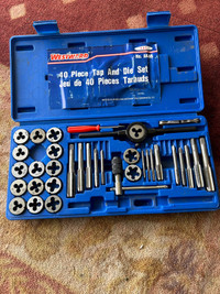 39 piece tap and die set