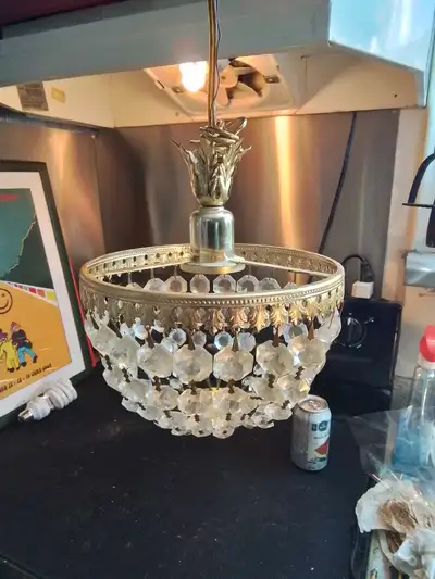 Vintage Crystal Chandelier, View more