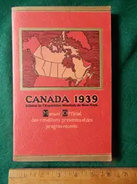 Le CANADA tel qu'il était en...1939 / COLLECTIONNEURS
