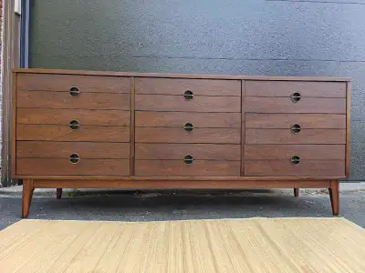 Accent MCM Dresser Sideboard with Mirror. Can Deliver , View more
