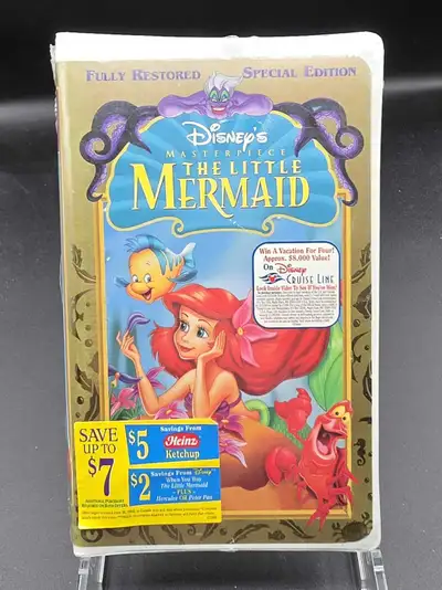 1989 Disney's Little Mermaid VHS Sealed Excellent condition