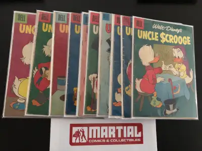 Uncle Scrooge Golden Age Dell comics 1950’s lot of 10 $125 OBO, View more