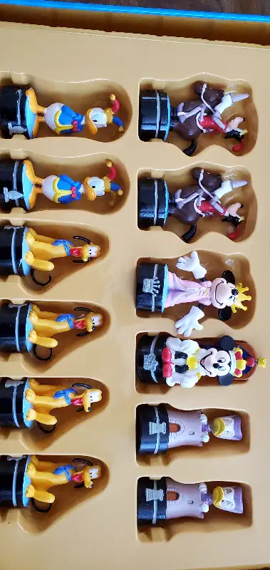 Mickey Mouse Chess Set, Like New, View more